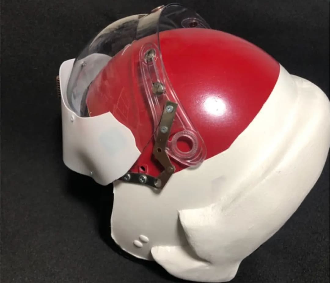 ウルトラセブン　ウルトラ警備隊　ヘルメット　1/1スケール　コスプレ　自作