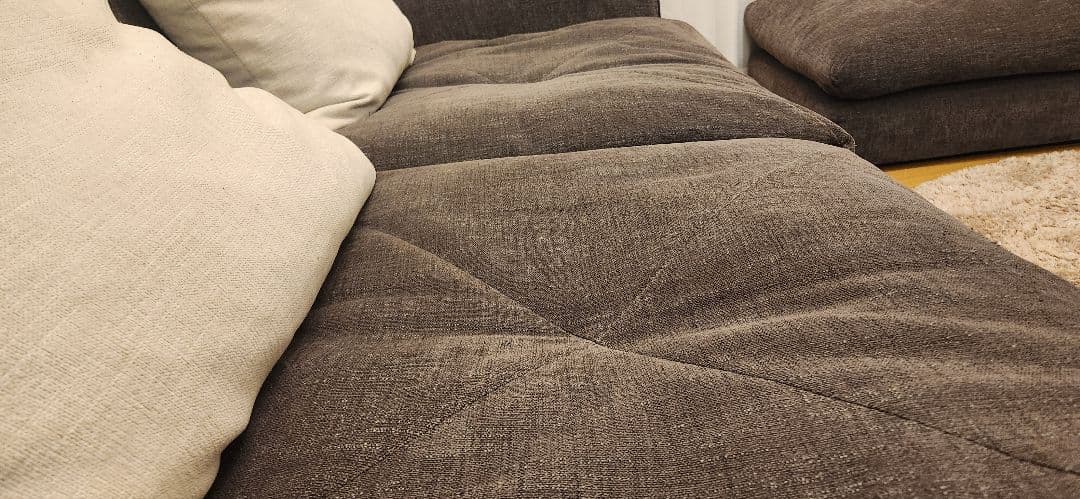 【美品】クシーノ ローソファ Vランク 島忠 3人掛け　東京都引き取り