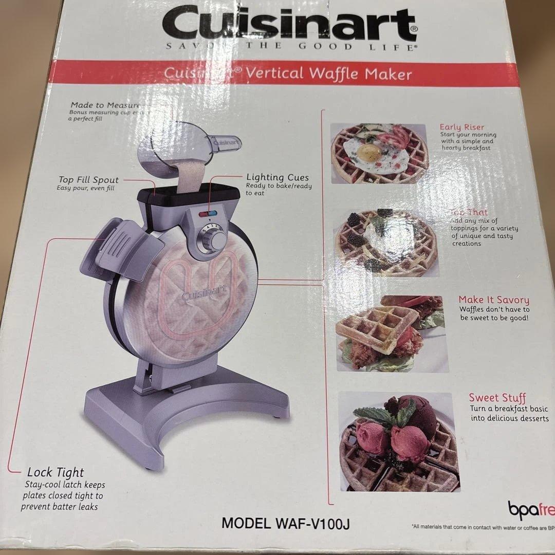 Cuisinart クイジナート 縦型ワッフルメーカー WAF-V100J