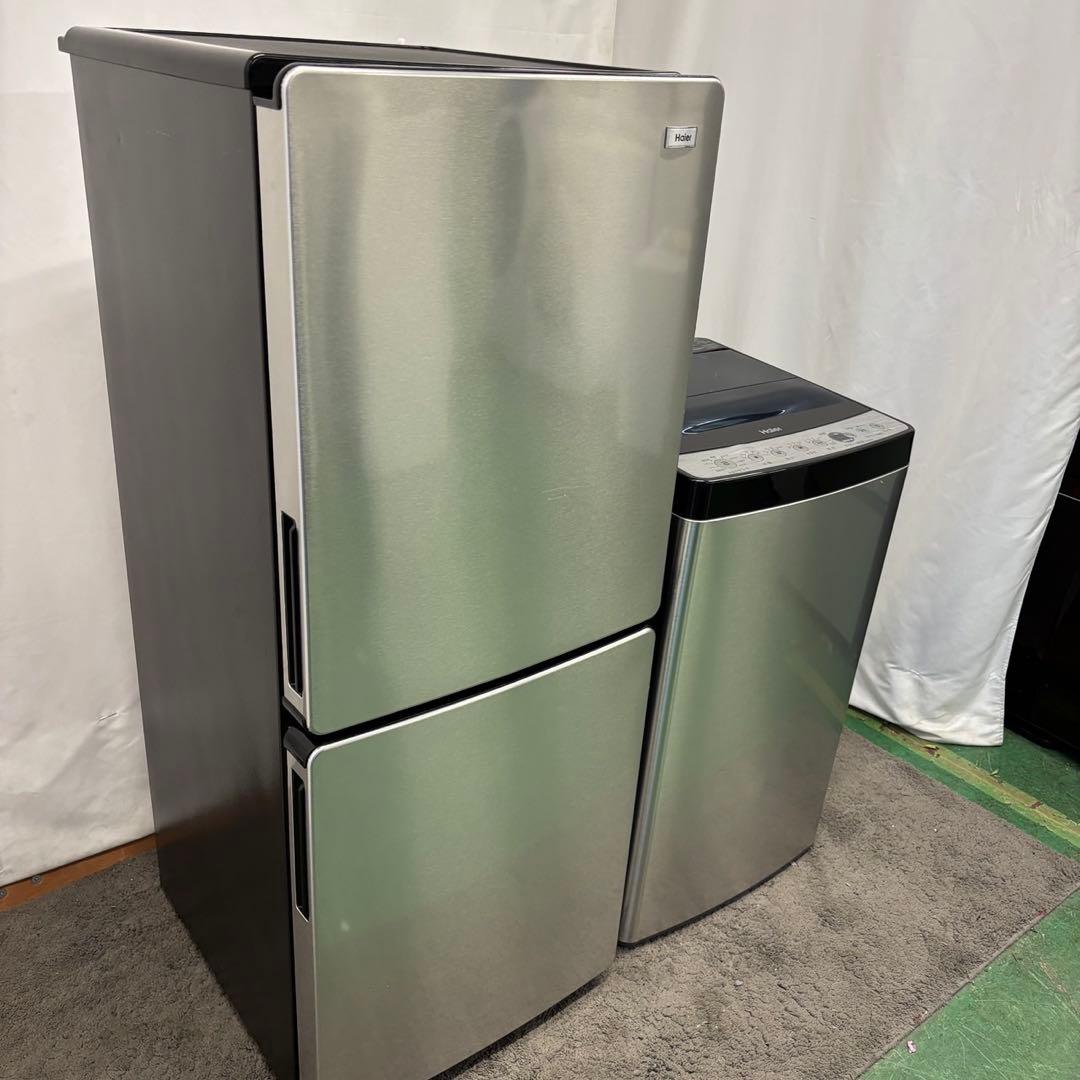 765⭕️冷蔵庫　洗濯機　haier　一人暮らしセット　安い　設置無料　綺麗