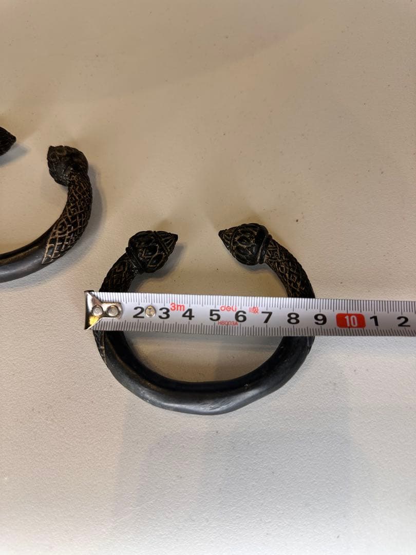 中国 铜製 円環形 門把手 取手金具 古美術