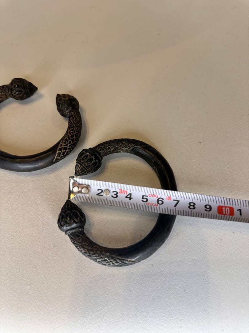 中国 铜製 円環形 門把手 取手金具 古美術