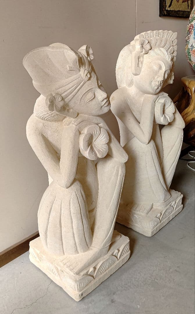 バリ島 バリニーズ 砂岩 アジアン アジアン風 石像