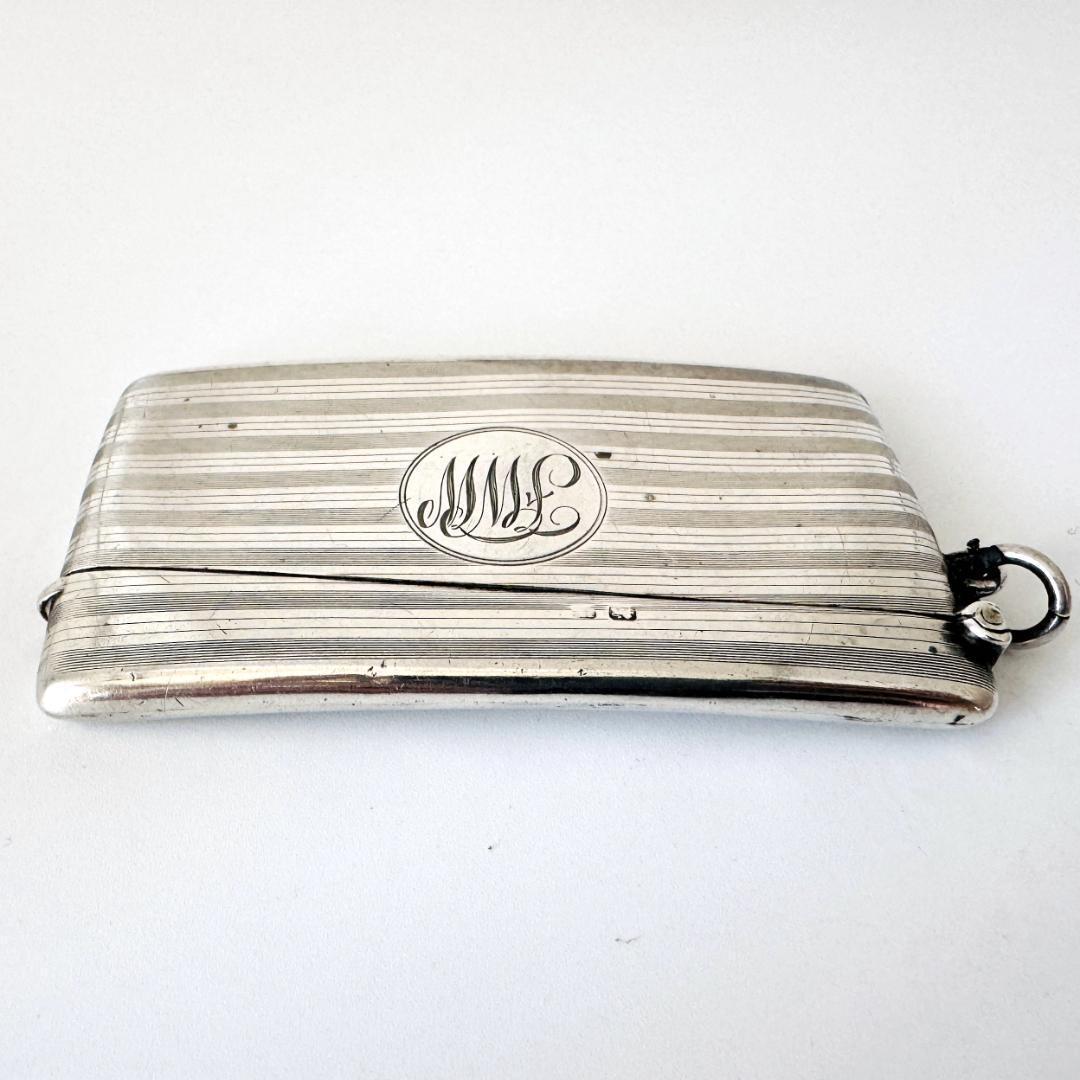 ★英国★純銀製/カードケース/イギリス/925/バーミンガム/ライオン