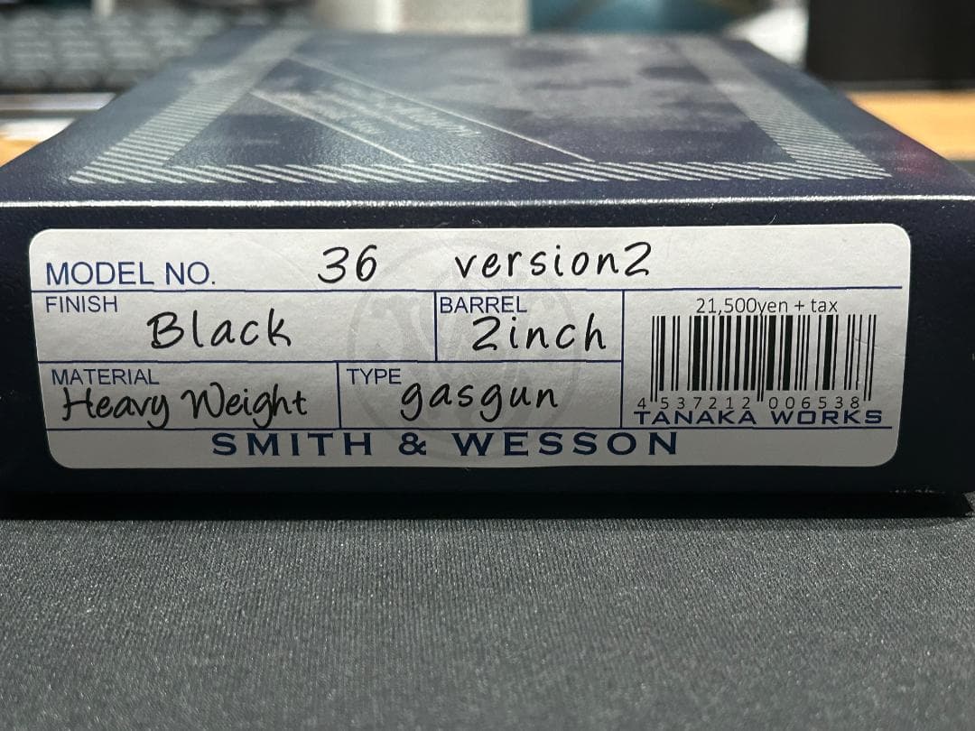Tanaka Works S&W M36 チーフスペシャル 2inch