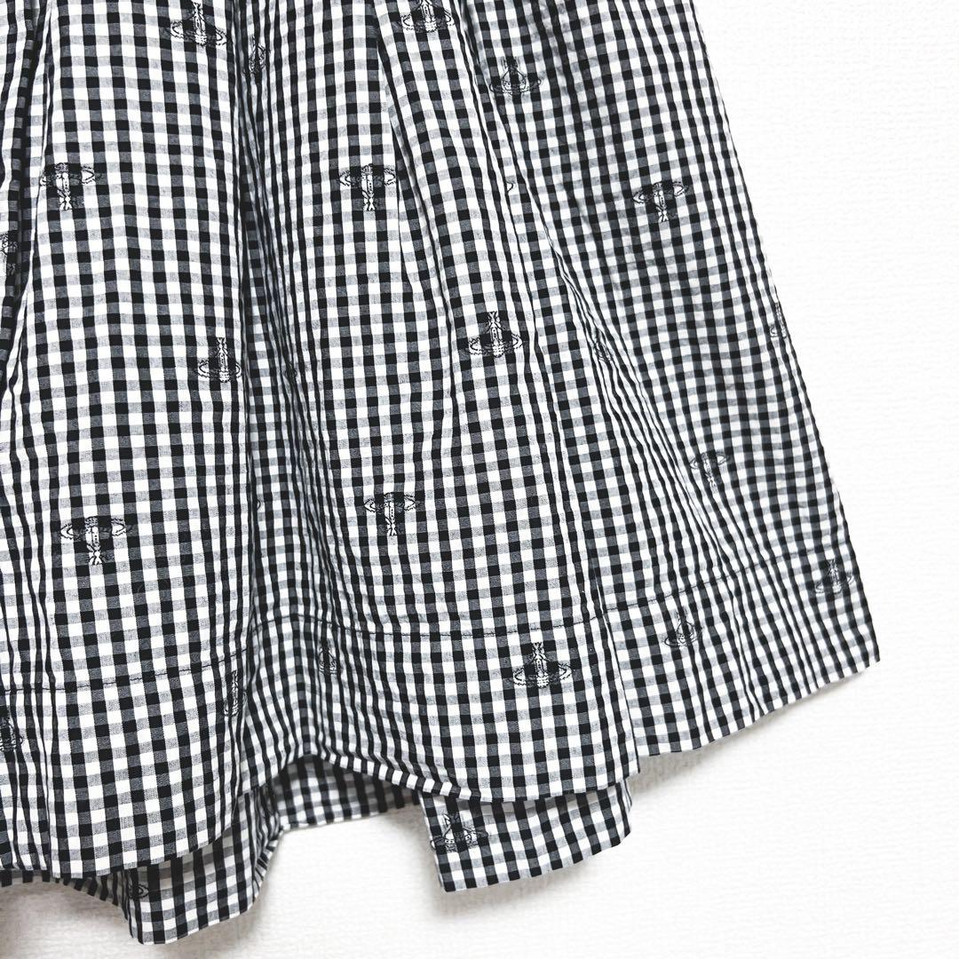 ヴィヴィアンウエストウッド スカート オーブ柄 リボン