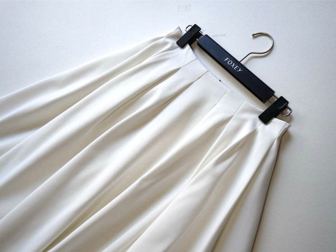 フォクシーニューヨーク　フレアースカート　サイズ40 ホワイト