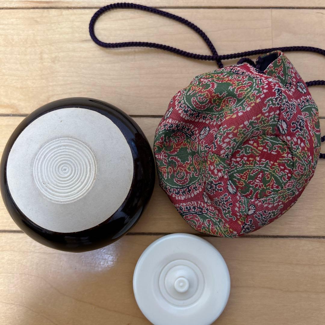 大海茶入 甲赤棗 平棗 セット 茶道具