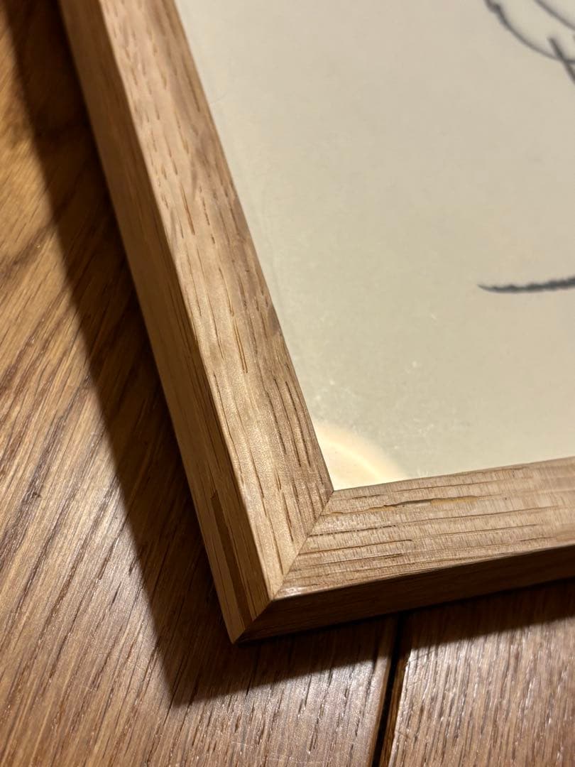 山口一郎 原画　（フレーム込）フクロウ