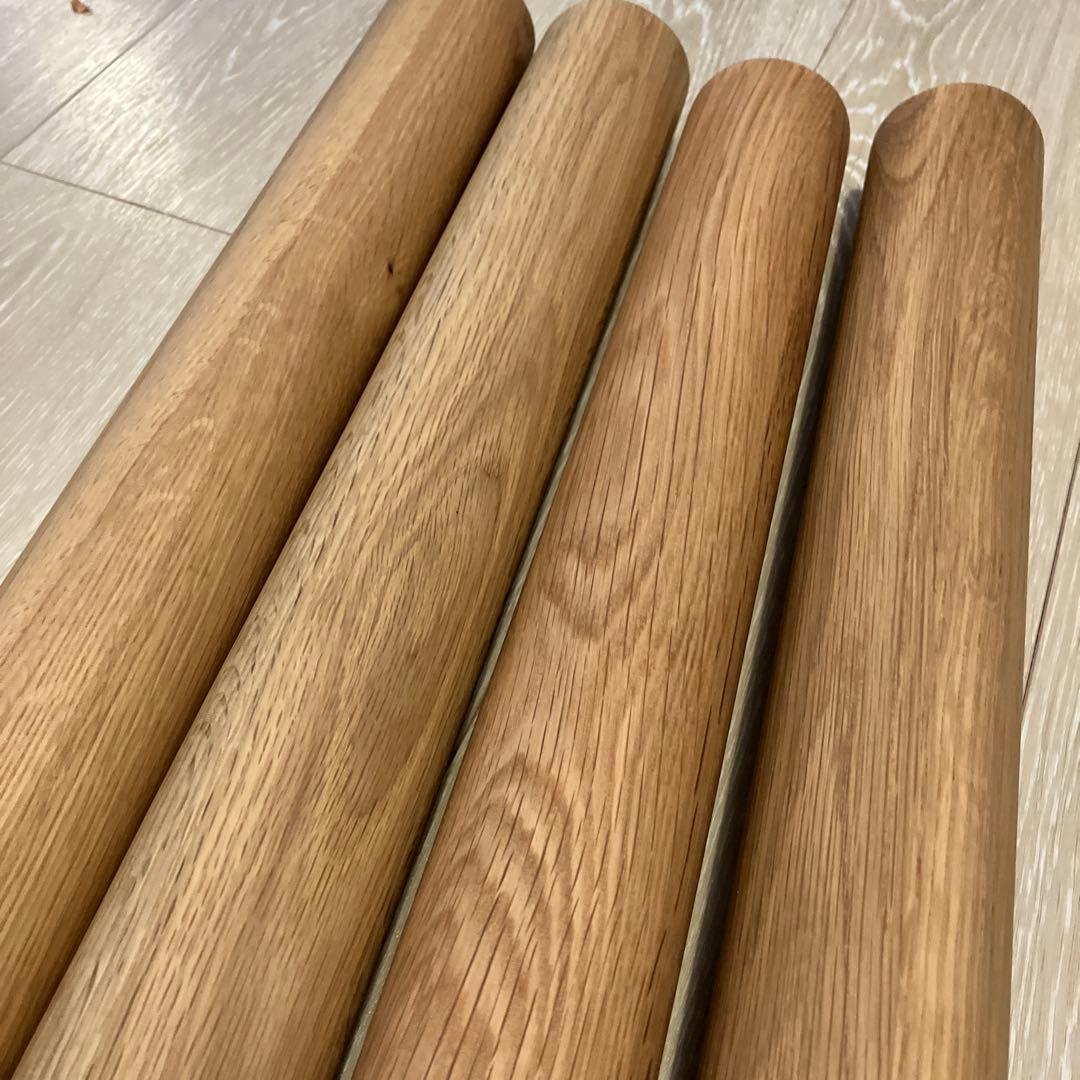 MUJI 無印良品　木製テーブル脚 4本セット ナチュラルウッド