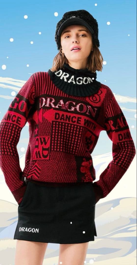 【新品未使用 ダンスウィズドラゴン】レディース タートルニット38号