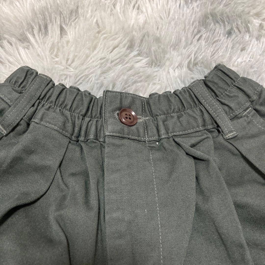 ★ハーベスティ★HARVESTY サーカスパンツ【M】ミリタリー カーキ ゴム