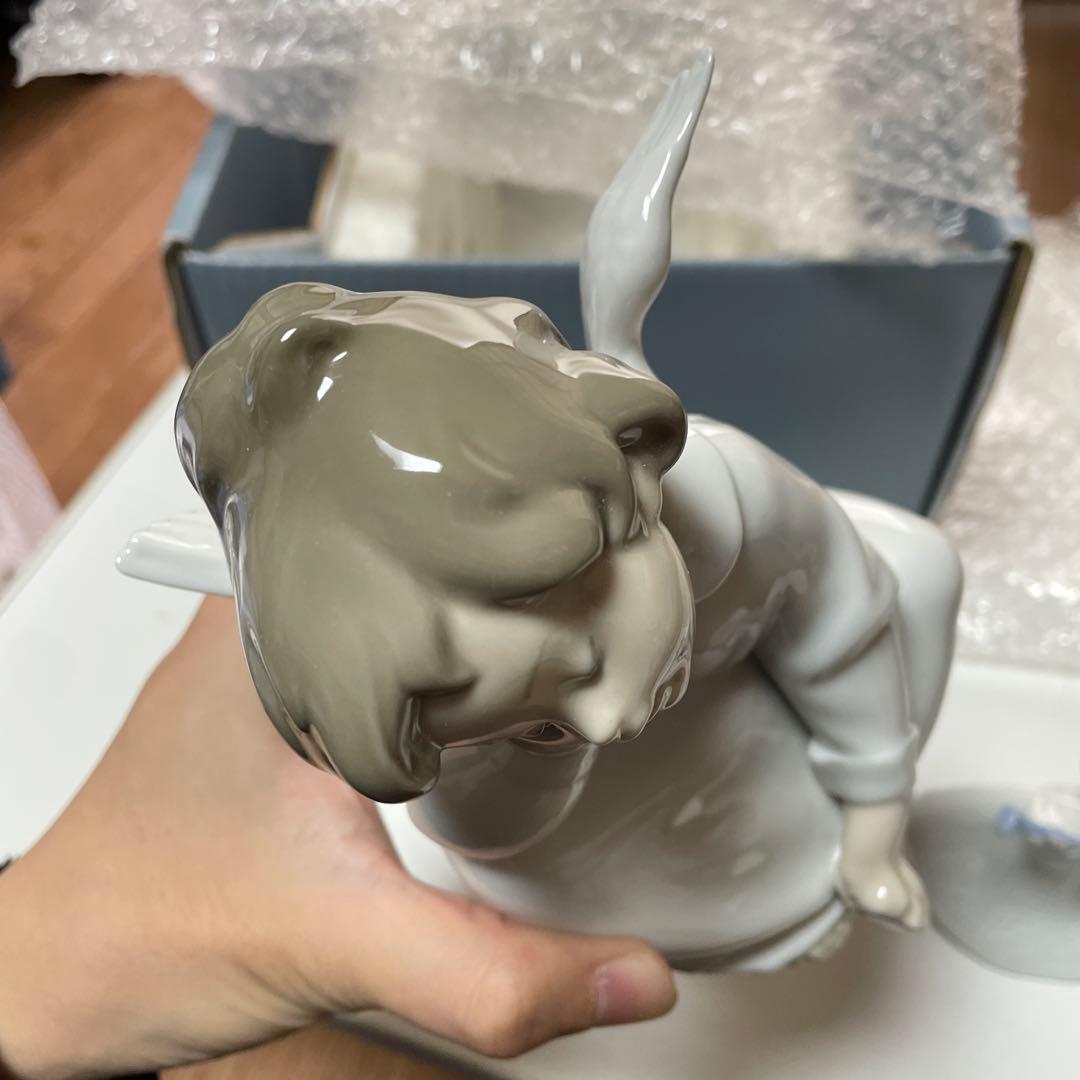 保管品 リヤドロ LLADRO 天使の考えごと トランペット セット1109a1