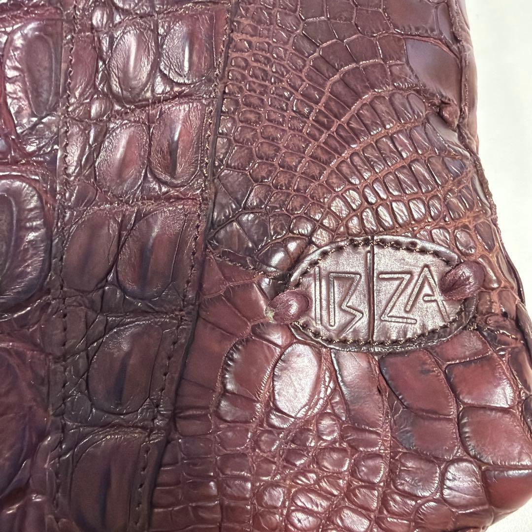 「みるさん専用〜ʕ•ᴥ•ʔ」IBIZA バーガンディ　ワニ革 パッチワーク　サ