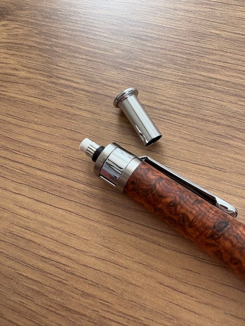 工房楔シャーペン　花梨こぶ　0.5mm