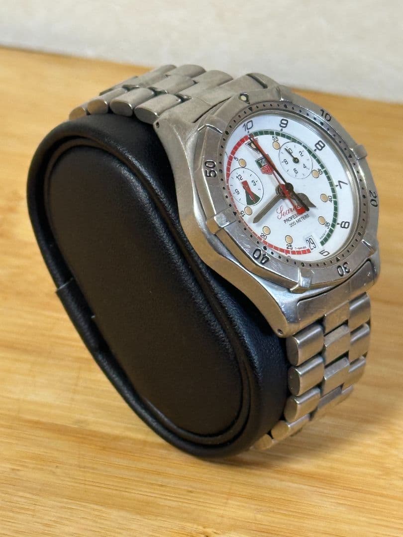 ​タグホイヤー セナモデル クロノグラフ CK111R 動作未確認