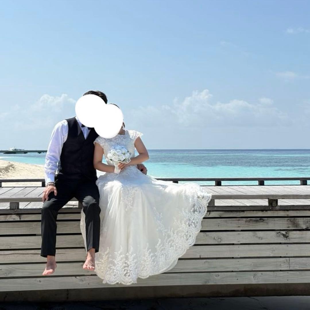 ウエディングドレス 前撮り レース