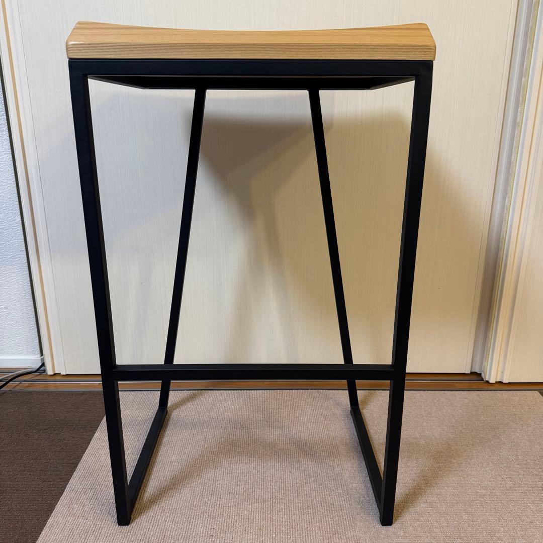 KANADEMONO Novelty-Simple ハイスツール アッシュ無垢