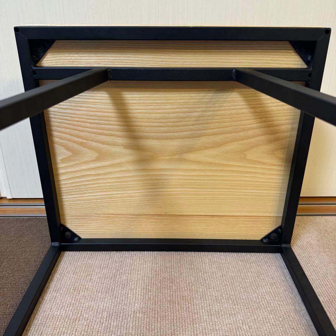 KANADEMONO Novelty-Simple ハイスツール アッシュ無垢