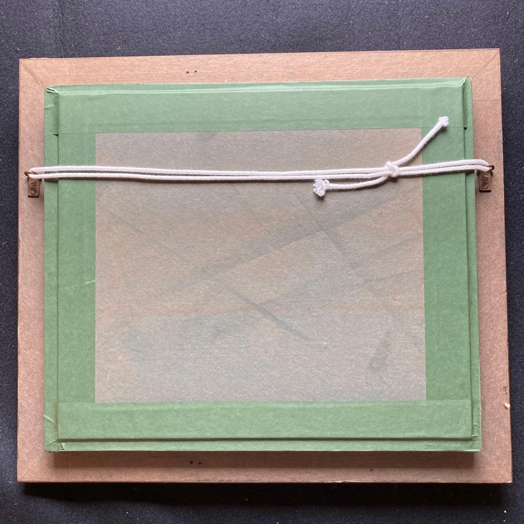 小野末 「聖堂」3F 額縁38.5×44絵￼22.1×27.3cm 紙箱付