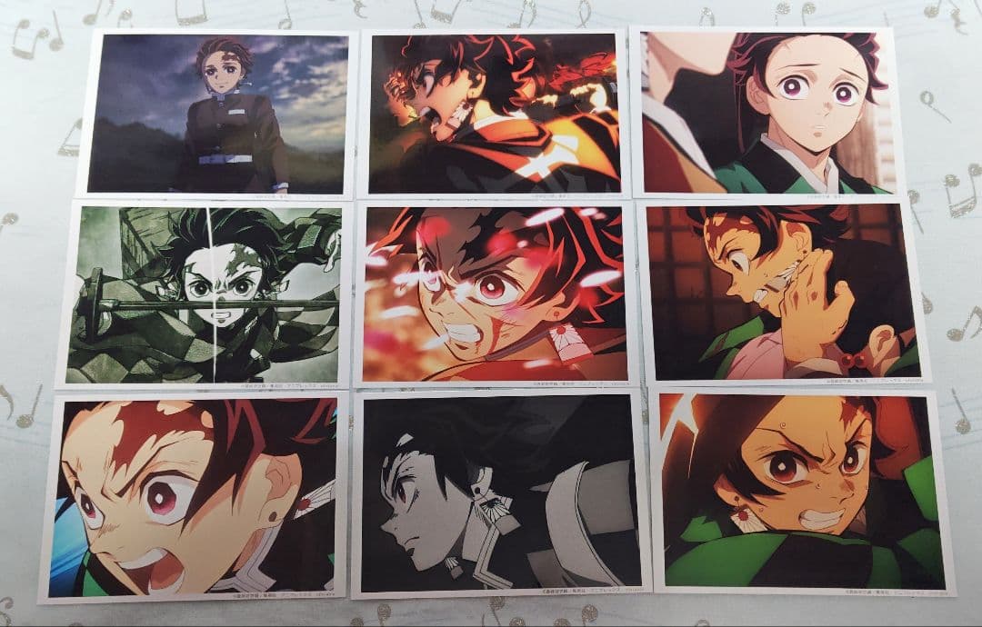 鬼滅の刃 場面写ブロマイドくじ 竈門炭治郎 我妻善逸 嘴平伊之助 57枚セット