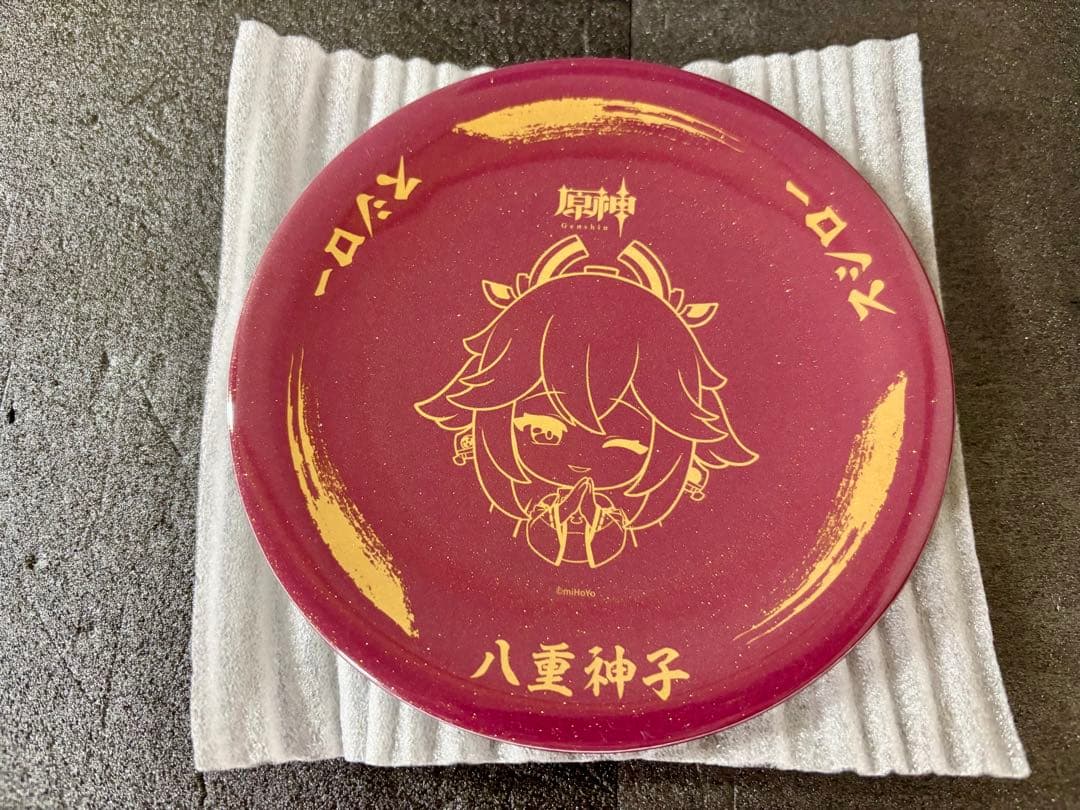 未使用　原神 スシロー 回転の宴　皿　コラボ