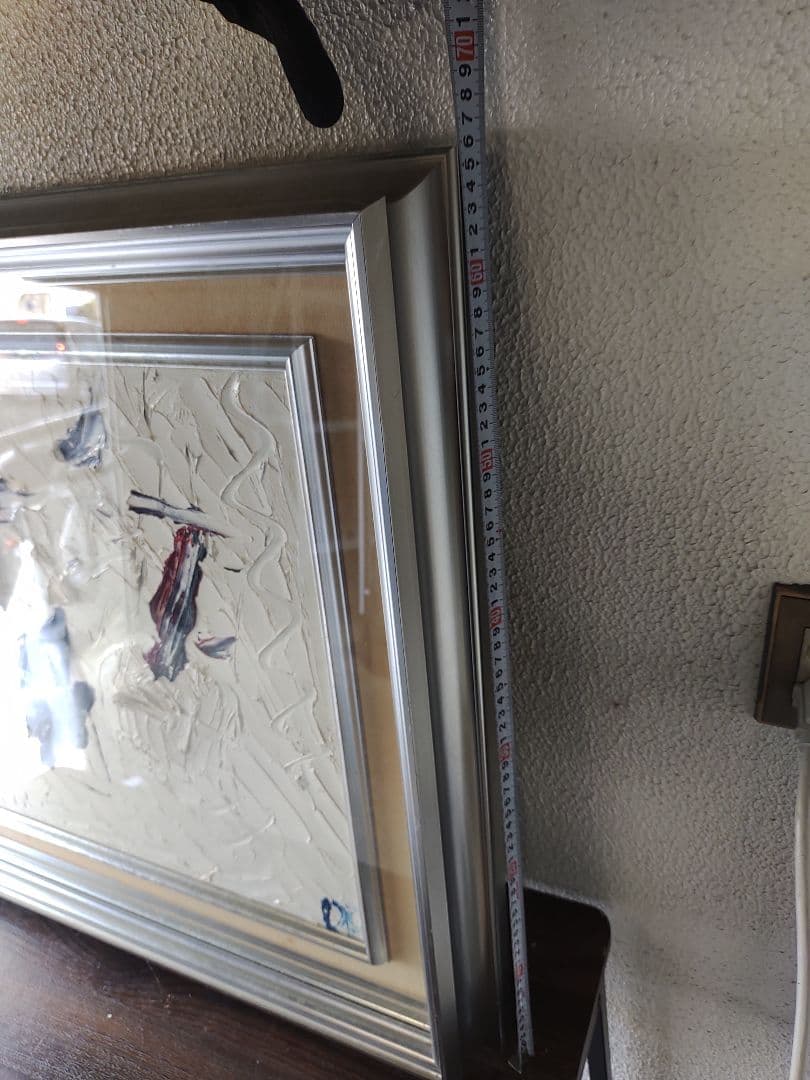 1点もの！アクリル・抽象画 特注品の立体額入り #現代アー 抽象画