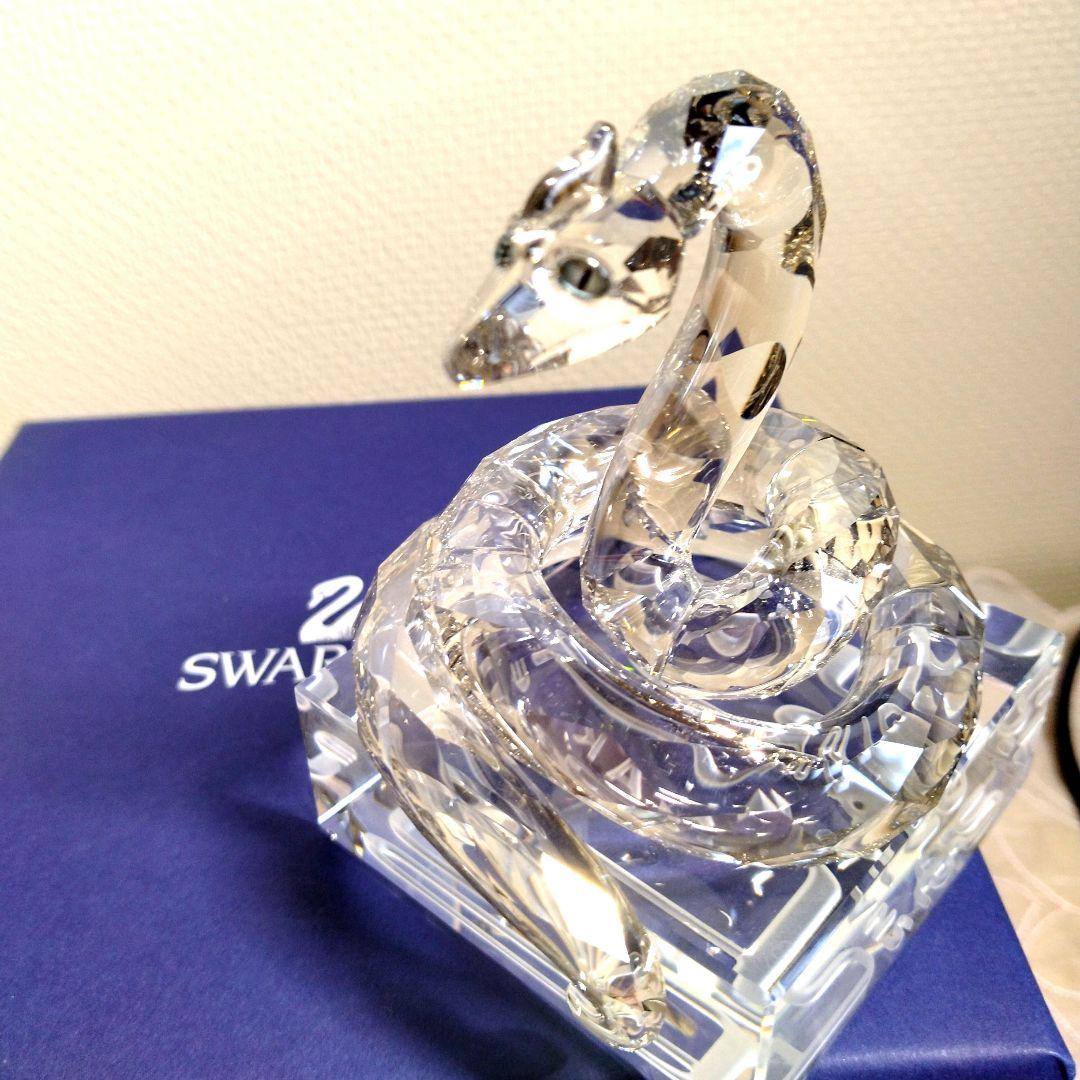 Swarovski 干支 へび クリスタルフィギュア