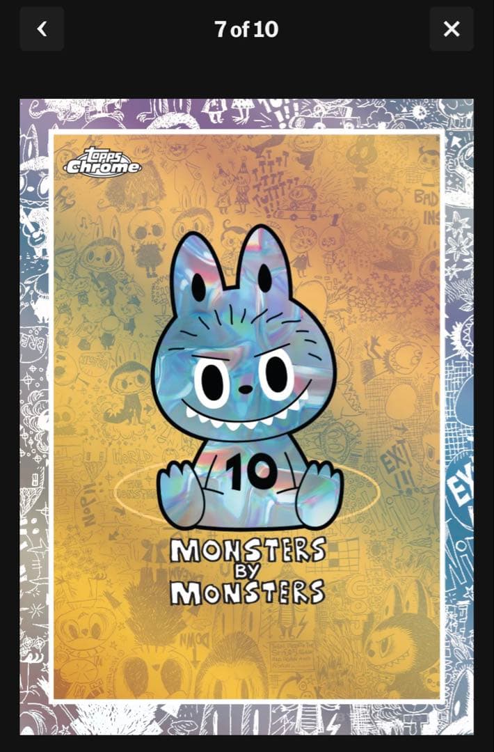 Topps Chrome］ Labubu THE MONSTERS 10TH