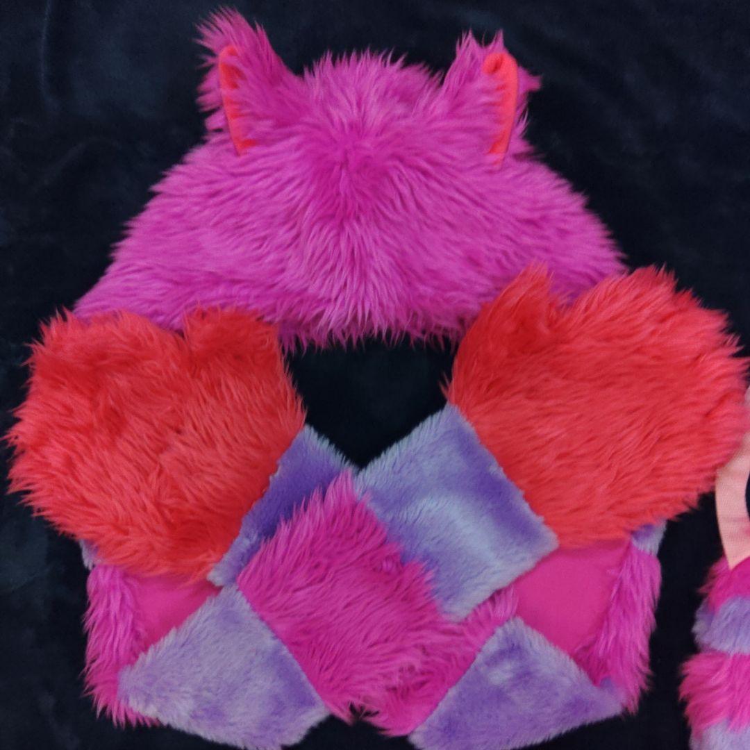 チェシャ猫 ファンキャップ マフラーキャップ 帽子 不思議の国のアリス