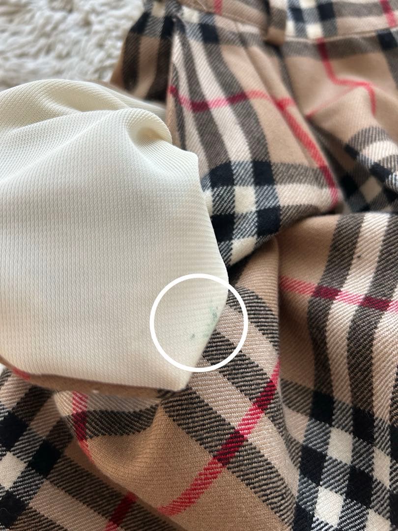 バーバリー　チェック キュロットパンツ M