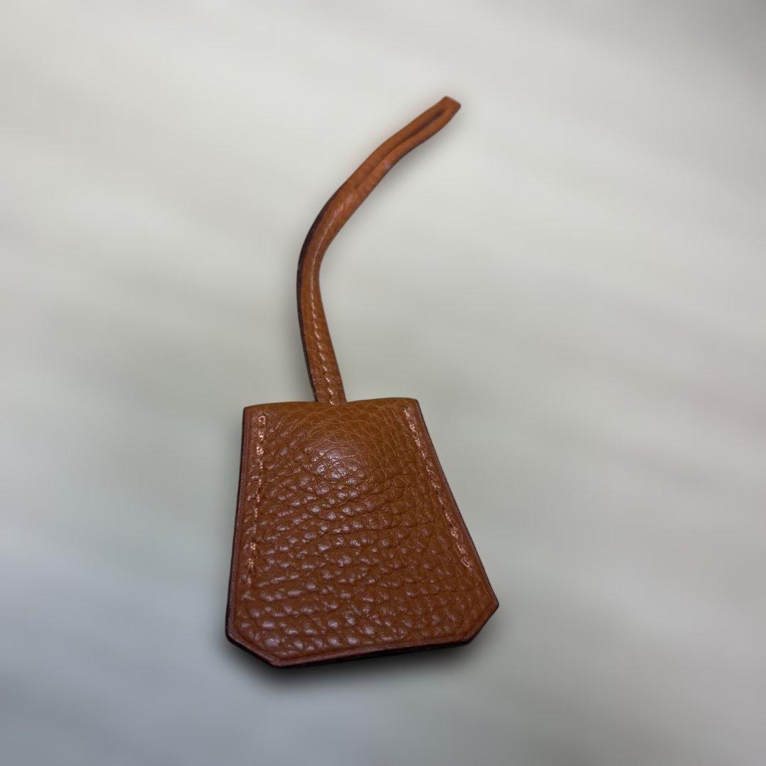 HERMES】エルメス ミニクロシェット ドッグタグ チャーム ネームタグ