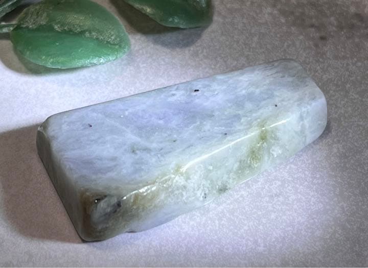 糸魚川産✨ ラベンダー翡翠 原石 ジェダイド タンブル ア