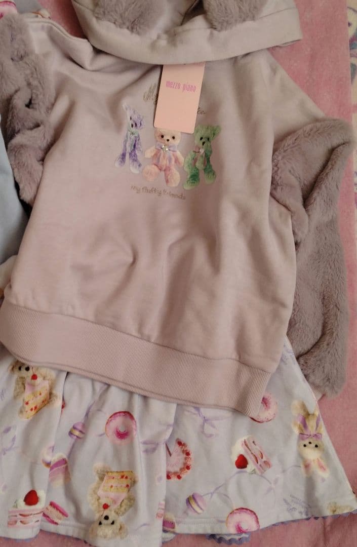 新品　未使用　メゾピアノ　　トップス　キュロットパンツ　130