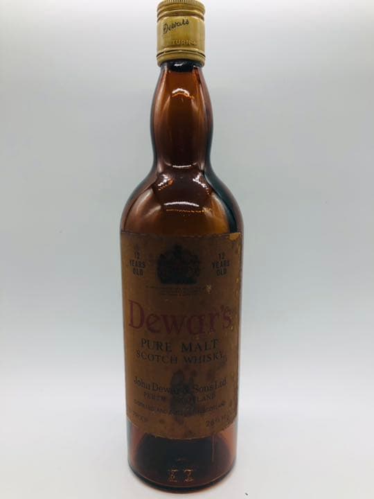 Dewar’s 12years レアラベル　空瓶 Dewar's 12years レアラベル空瓶