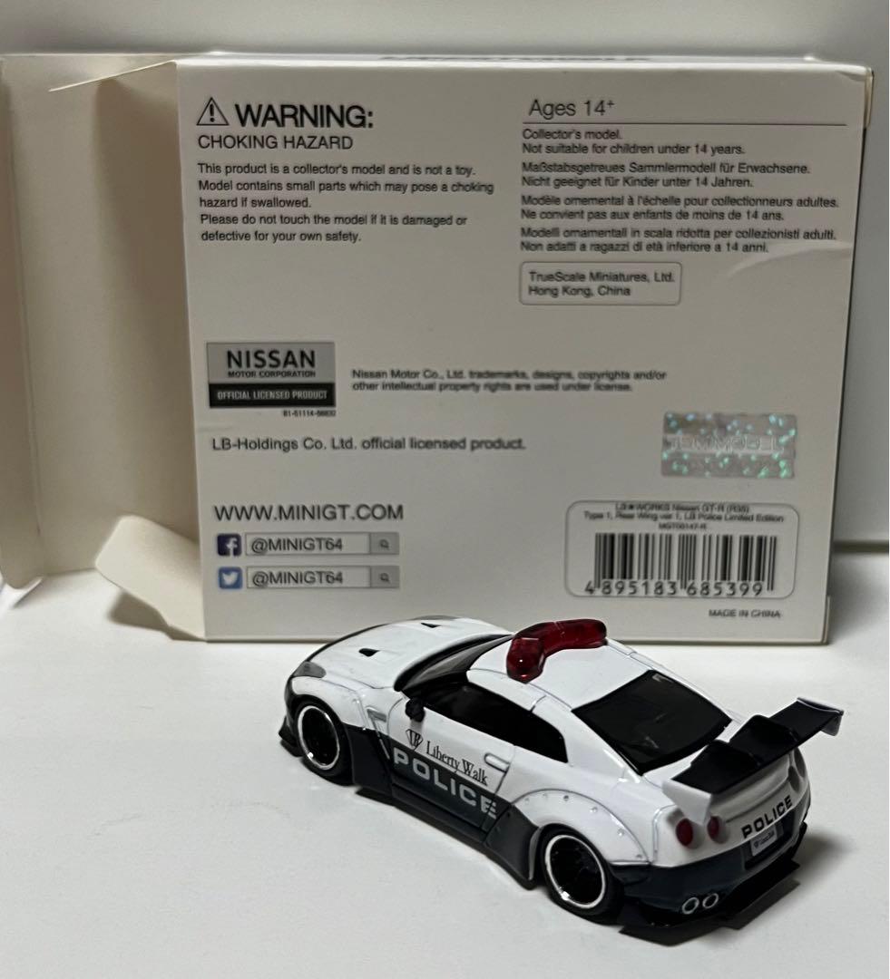 MINI GT GTR R35 LBWK 限定 police