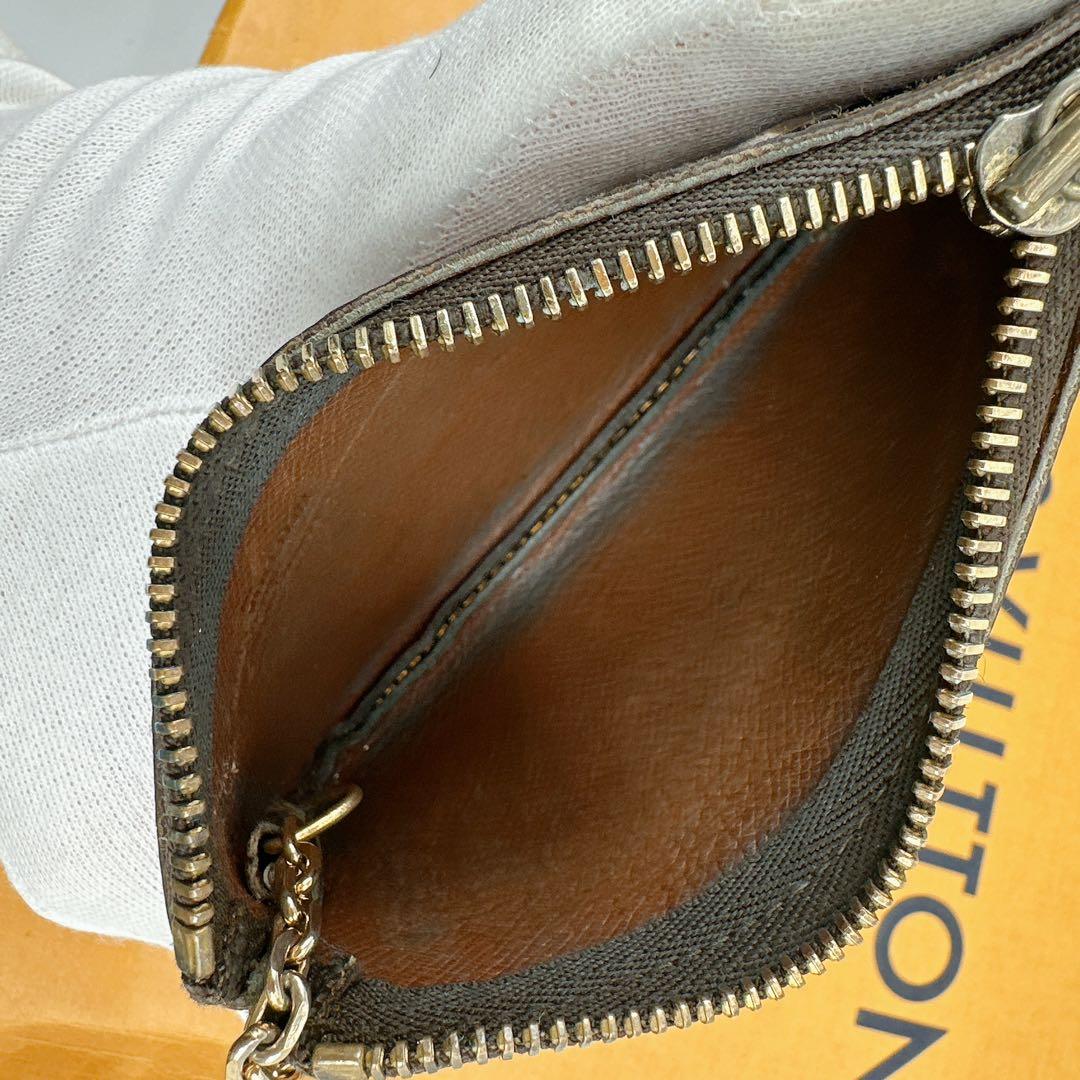 箱保存袋付　ルイヴィトン　モノグラム　ポシェットクレ　キーケース