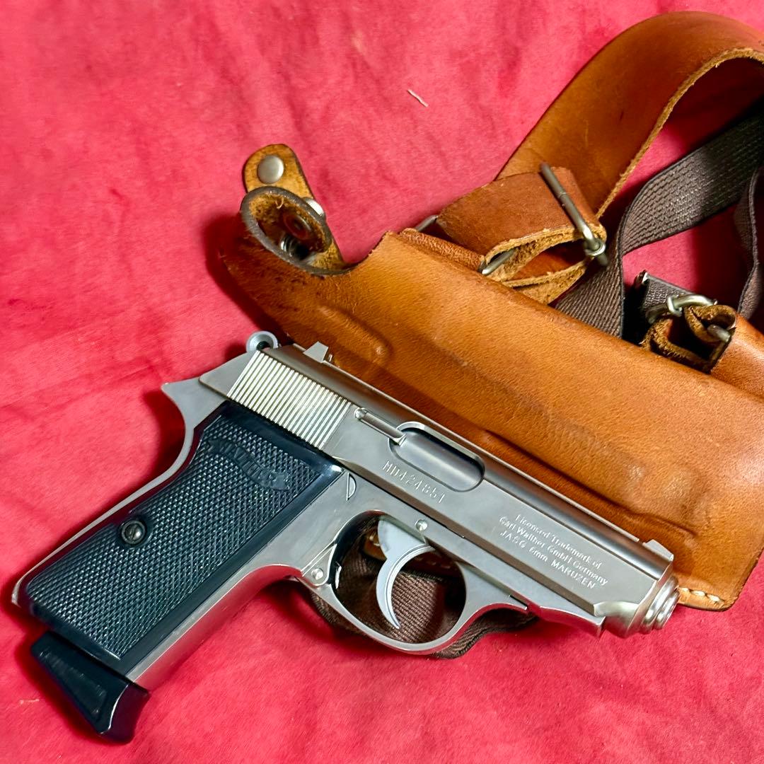 マルシン 革製 ショルダー ホルスター 中型オートマチック ベレッタM84