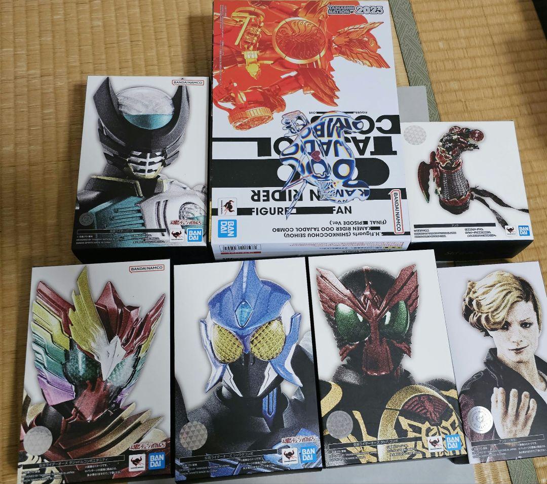 真骨彫フィギュアーツ　仮面ライダーオーズ　タトバ　タジャドル　バース　アンク S.H.Figuarts（真骨彫製法） 仮面ライダーオーズ タジャドル コンボ