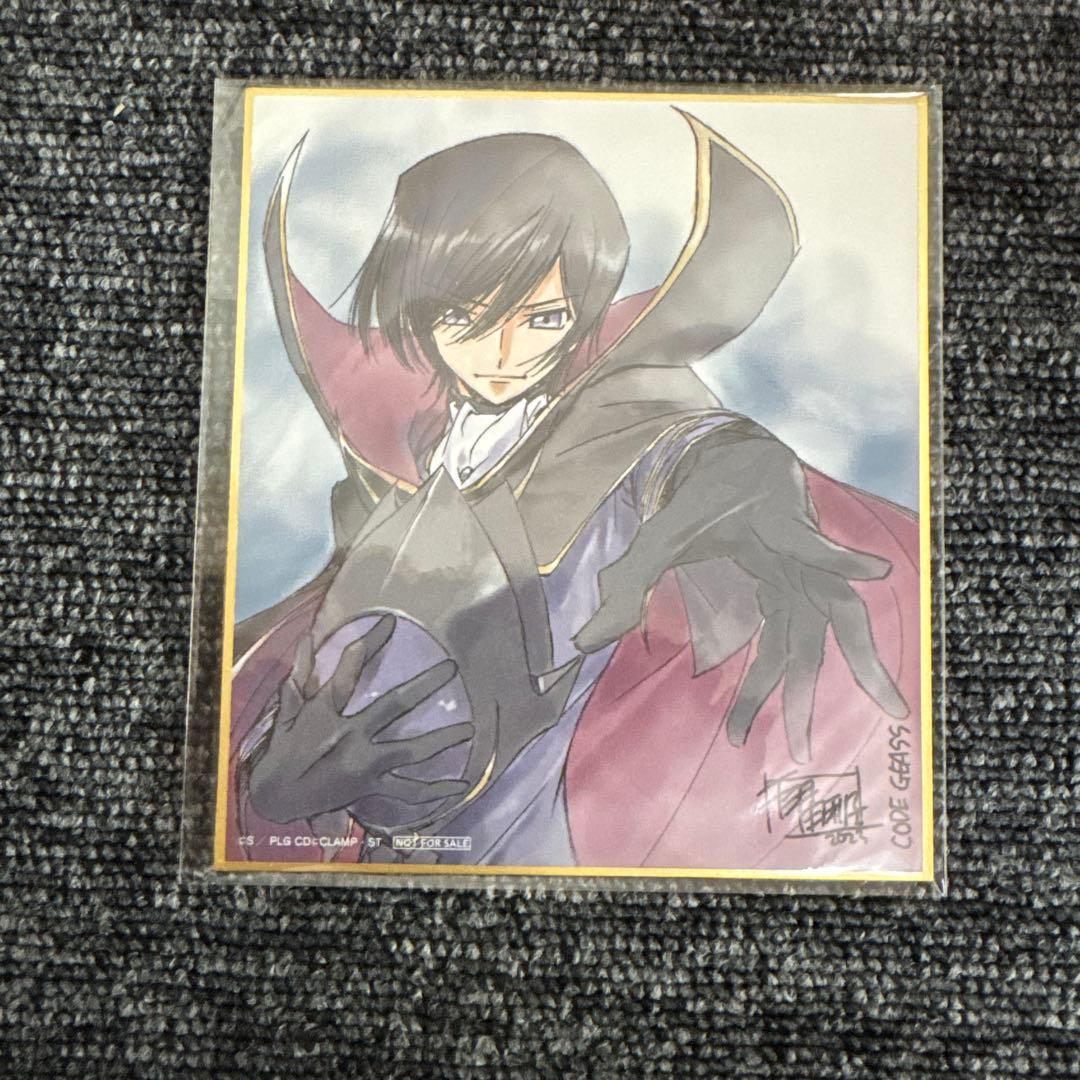 コードギアス反逆のルルーシュ バルト9 特別上映特典色紙 新宿バルト9