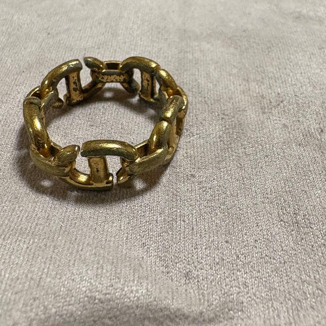 Dior CD NAVY リング ゴールド　箱付き