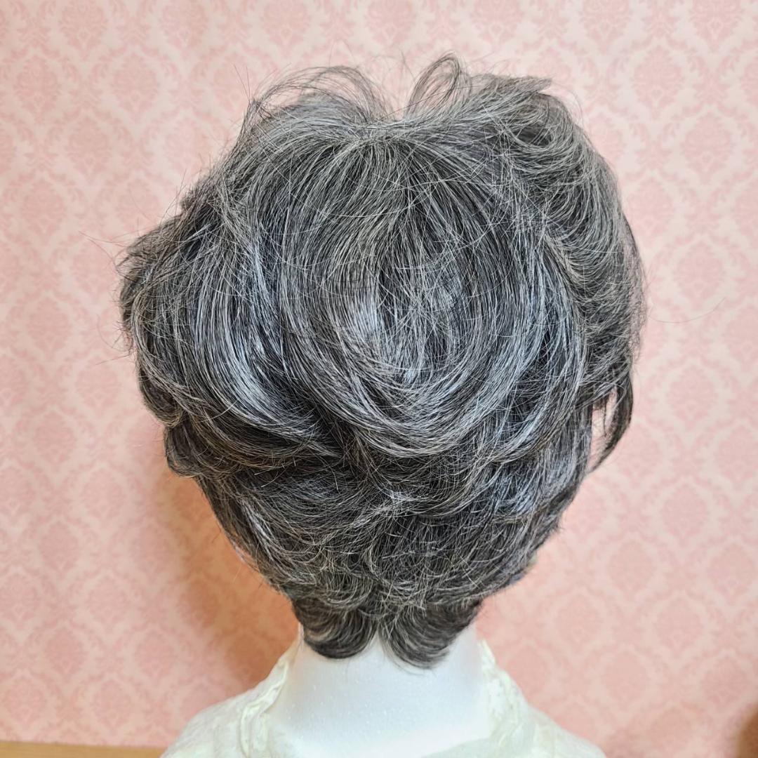 【専用】白髪50％・白髪80％グレイヘア　フルウィッグ2点セット