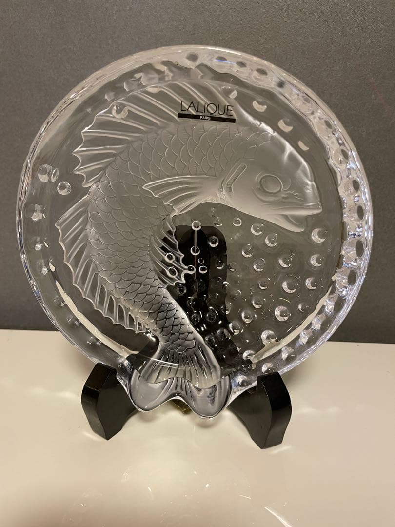 LALIQUE ラリック　灰皿　小物入れ　魚 LALIQUE ラリック 灰皿 小物入れ 魚