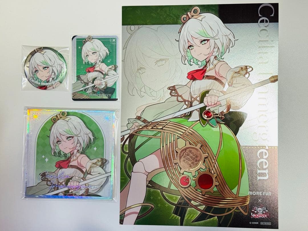 セシリア・イマーグリーン ホロライブ 台湾限定 萌番 コラボカフェ