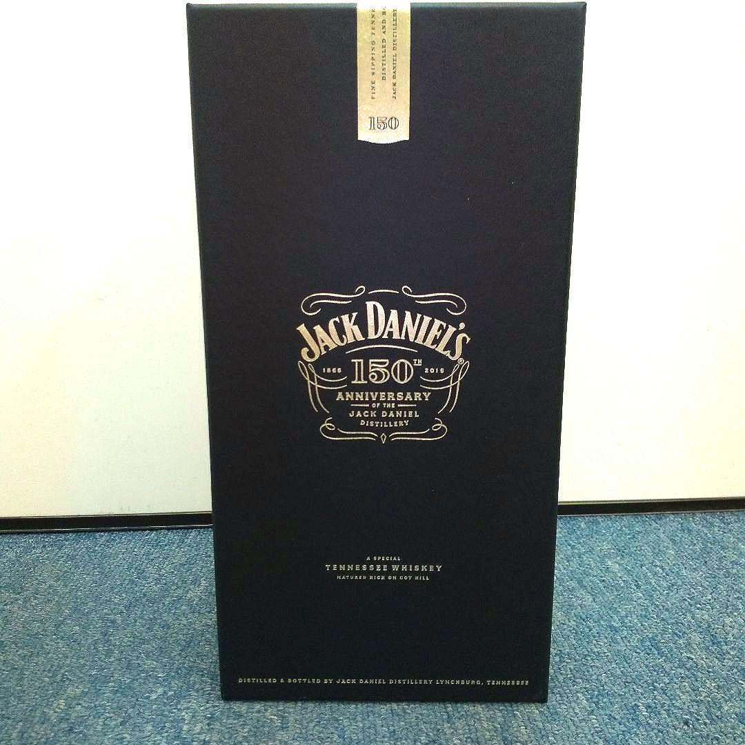 未開栓•レア】ジャックダニエル 150周年記念ボトル 化粧箱入り 限定
