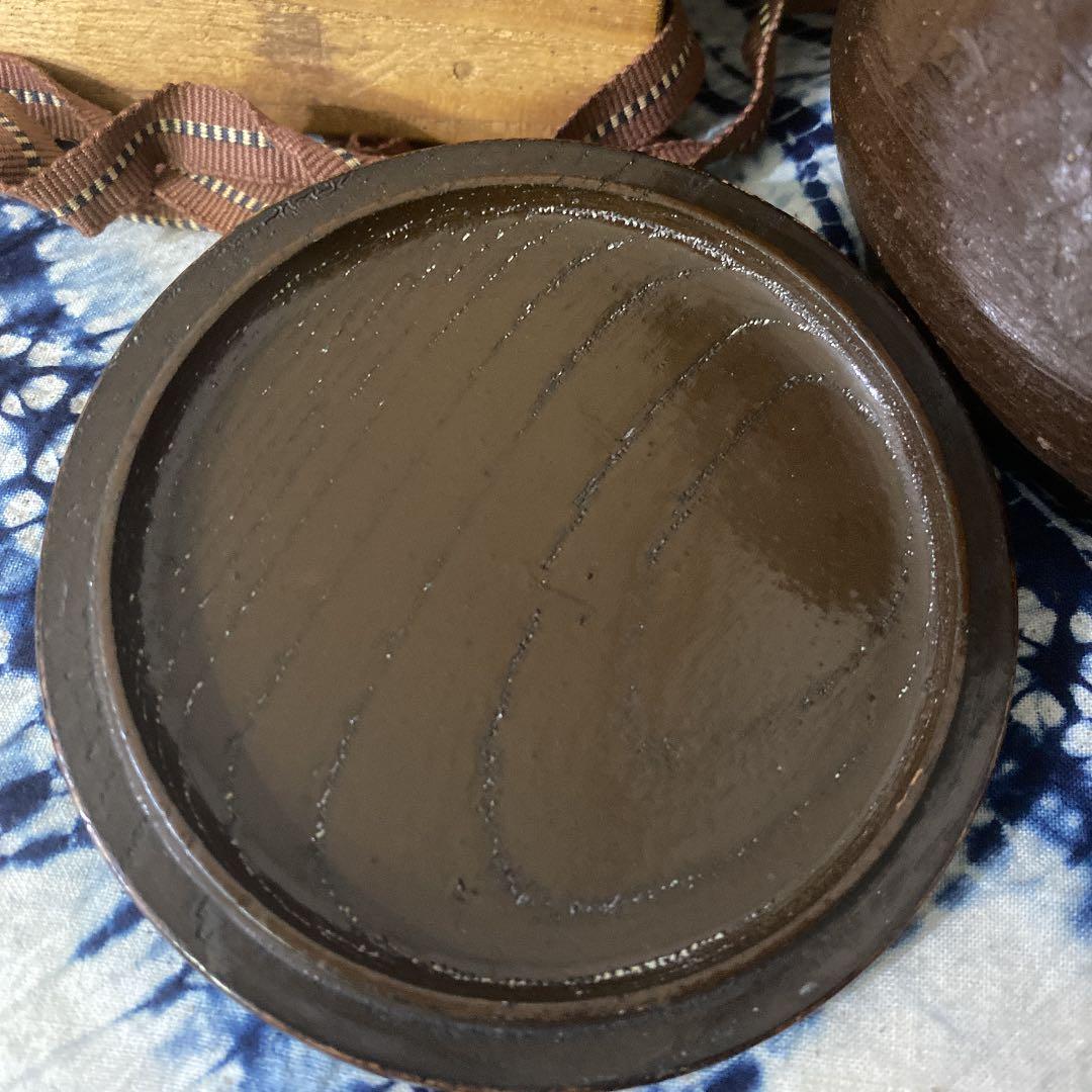 古備前　桐紋　水指　茶道具