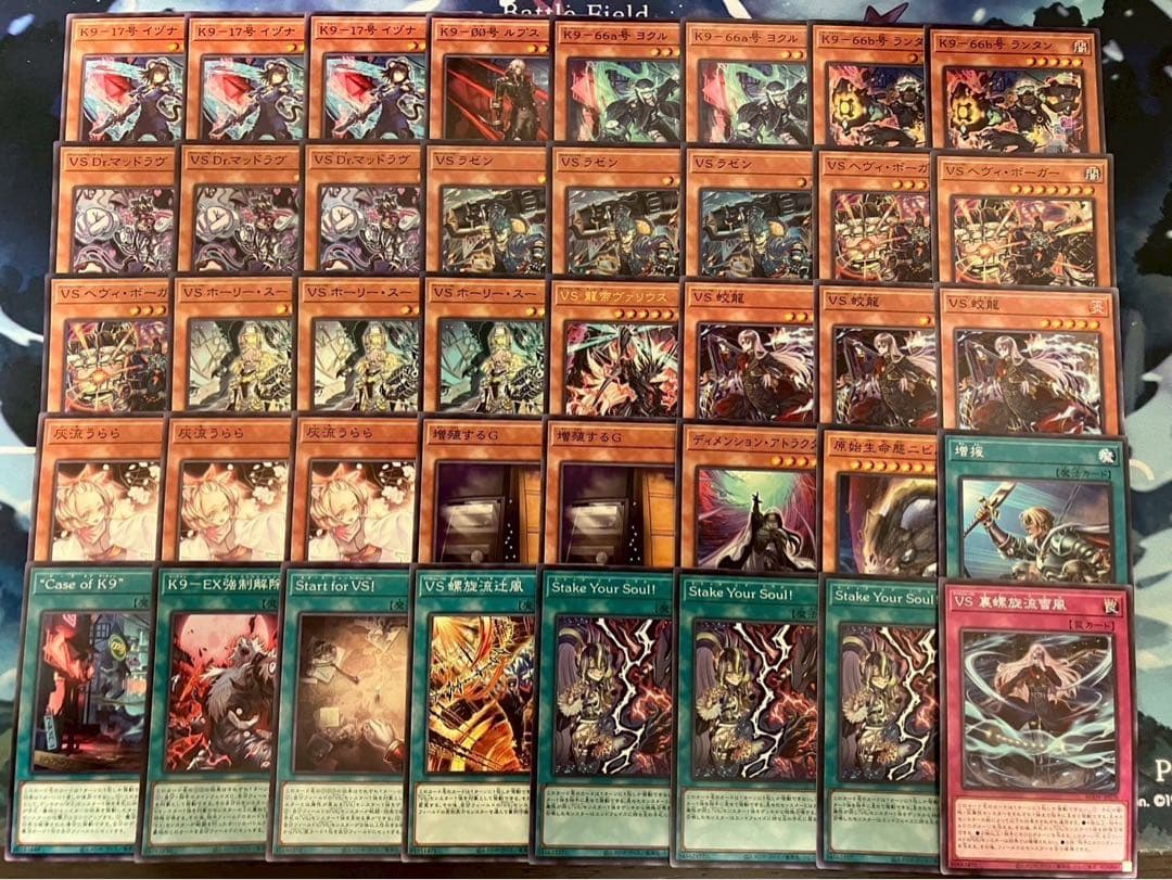 フォロワー様5%オフ　大会構築　K9VSデッキ　①