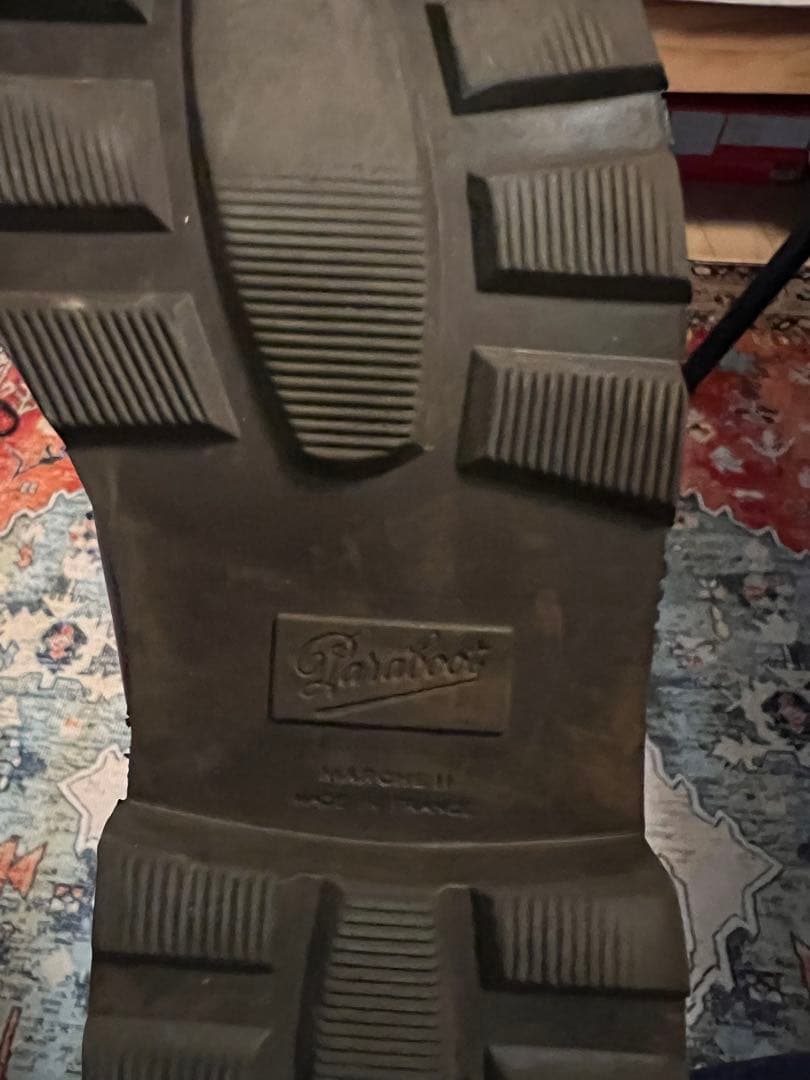 箱・証明書有MICHAEL MARRON MARCHE 41.5 茶　シボ革