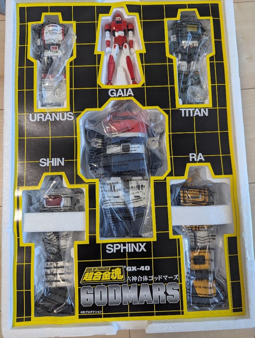 ま*ん様 超合金魂 GX-40 六神合体ゴッドマーズ 「六神合体ゴッドマーズ」