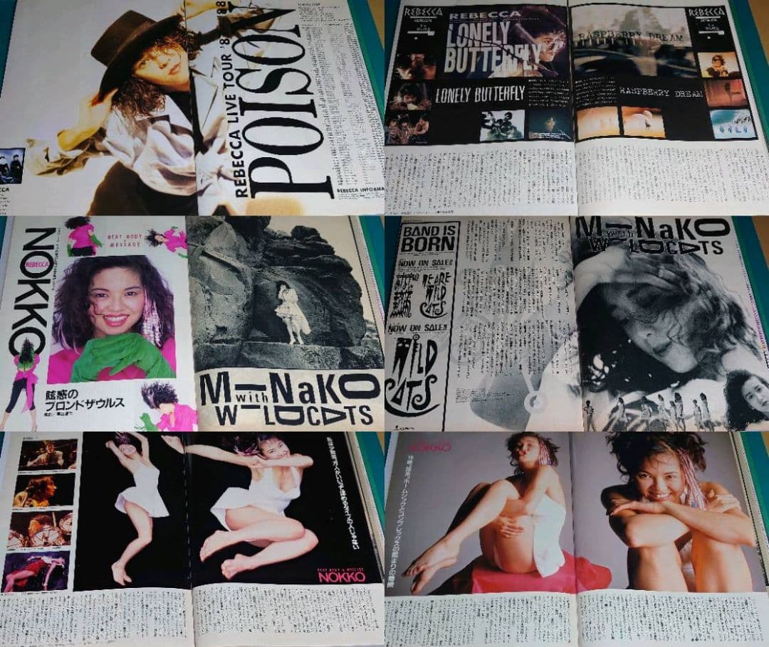 REBECCA　NOKKO　大量　切り抜き　ファイル　2冊　120P 連載コンプ
